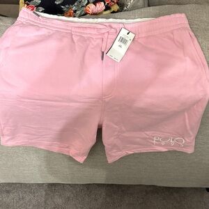 Polo by Ralph Lauren Pink Athletic Drawstring Shorts